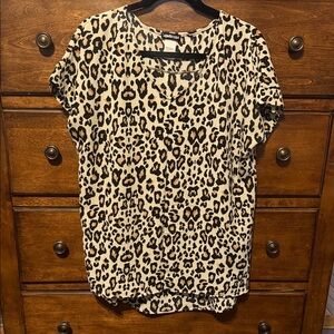 HEIMISH USA Leopard Print Blouse
